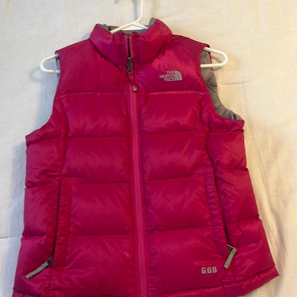 Pink North Face Puffer Vest!!